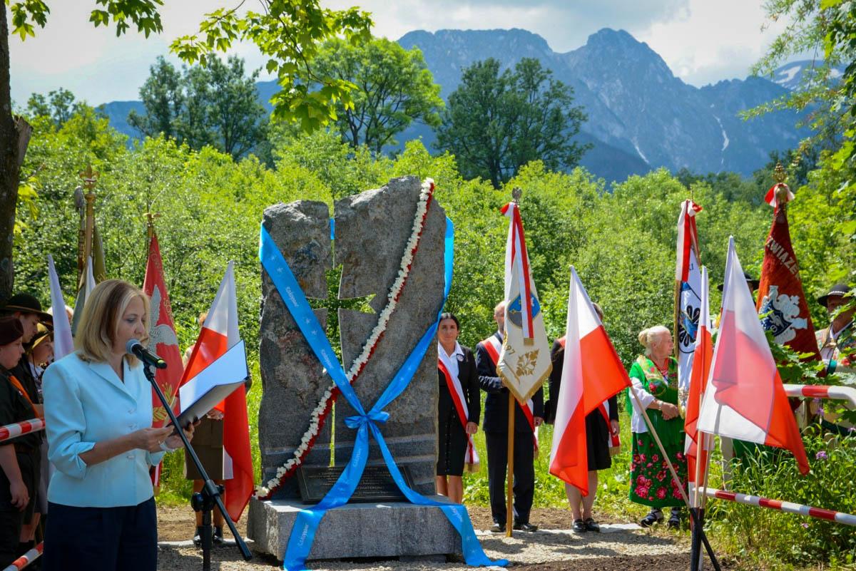Pomnik Powstańców Śląskich w Zakopanem odsłonięty