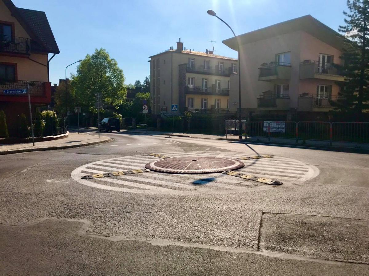 Nowe rondo w Zakopanem - zmiana organizacji ruchu