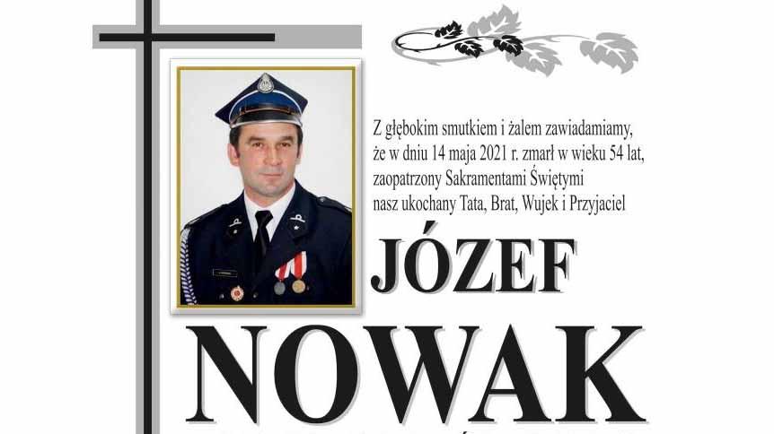 Strażacy z Niedzicy żegnają swojego kolegę dh Józefa Nowaka