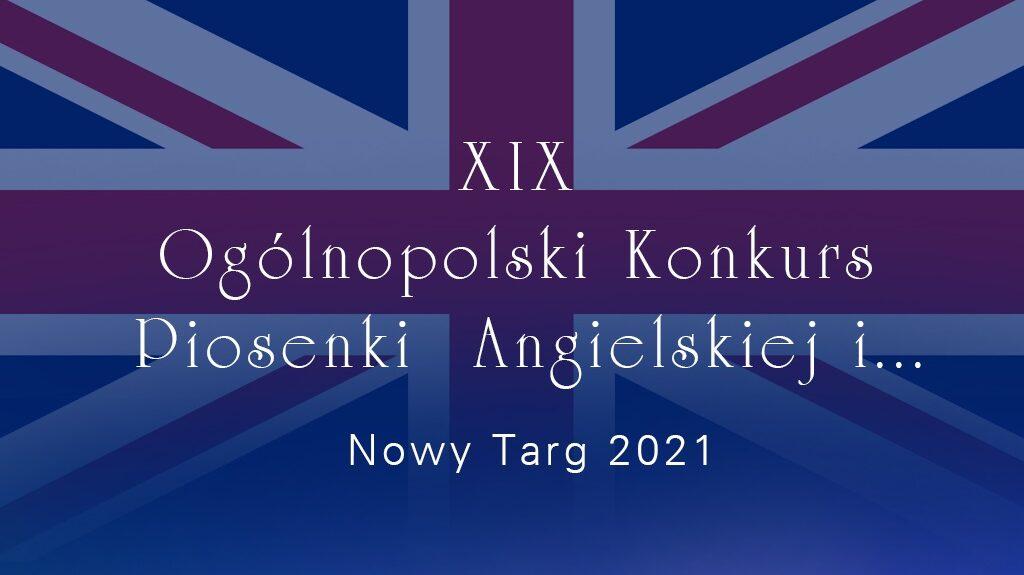 XIX Ogólnopolski Konkurs Piosenki  Angielskiej i ...