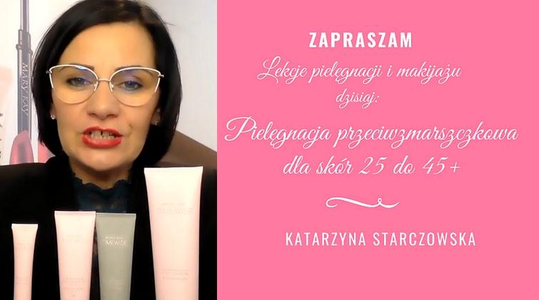 Lekcje pielęgnacji i makijażu - Pielęgnacja przeciwzmarszczkowa dla skór 25 do 45+