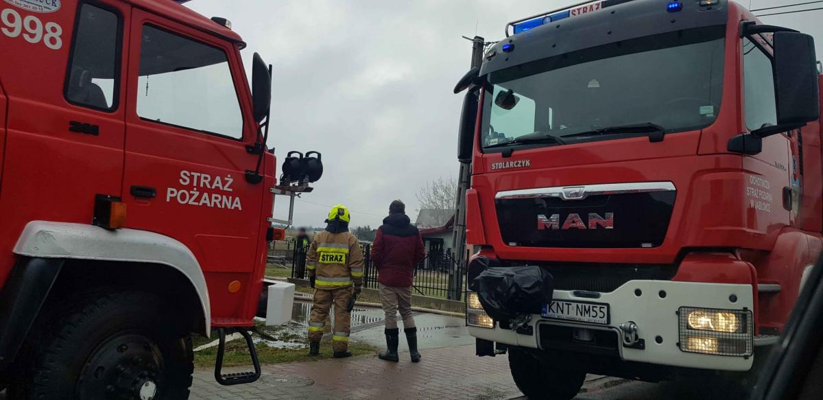 Pożar garażu w Lipnicy Wielkiej