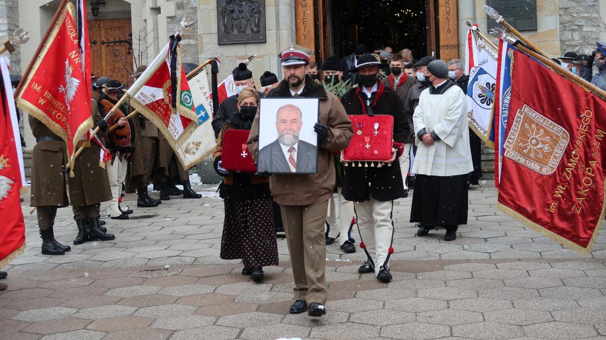 Ostatnie pożegnanie starosty Jerzego Zacharki (zdjęcia i film)