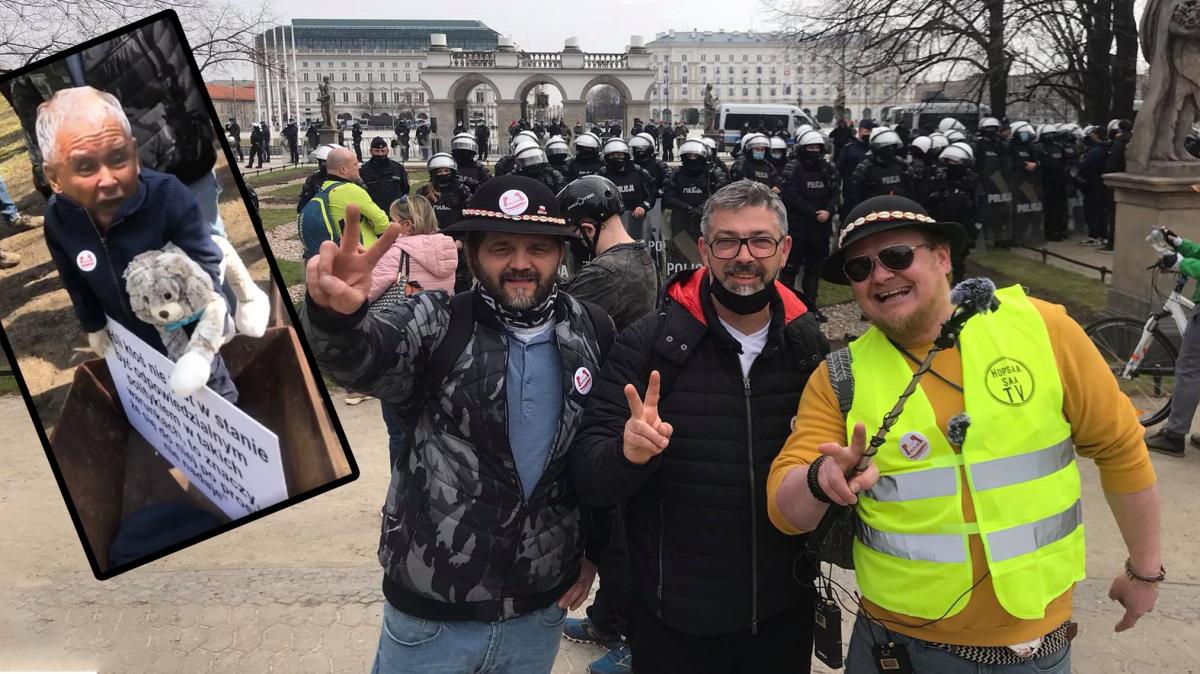 Wolni Przedsiębiorcy z Podhala manifestowali w Warszawie podczas rocznicy katastrofy smoleńskiej (zdjęcia)