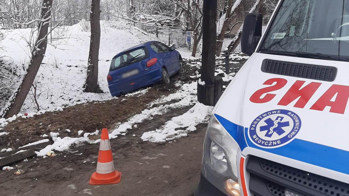 Mężczyzna potrącony w Rabce (zdjęcia)