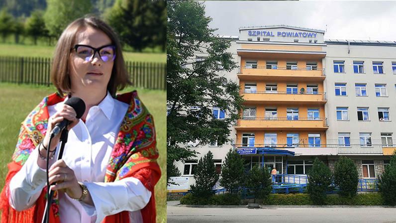 Jagna Marczułajtis-Walczak zaniepokojona zawieszeniem oddziału ginekologiczno-położniczego w Zakopanem