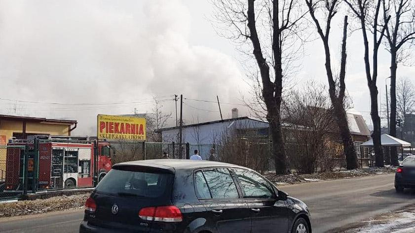 Pożar w Rabce (zdjęcia)