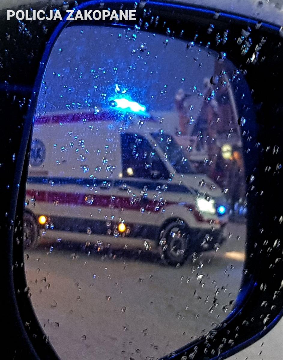 Policjanci uratowali mężczyznę w Zakopanem - chciał targnąć się na swoje życie