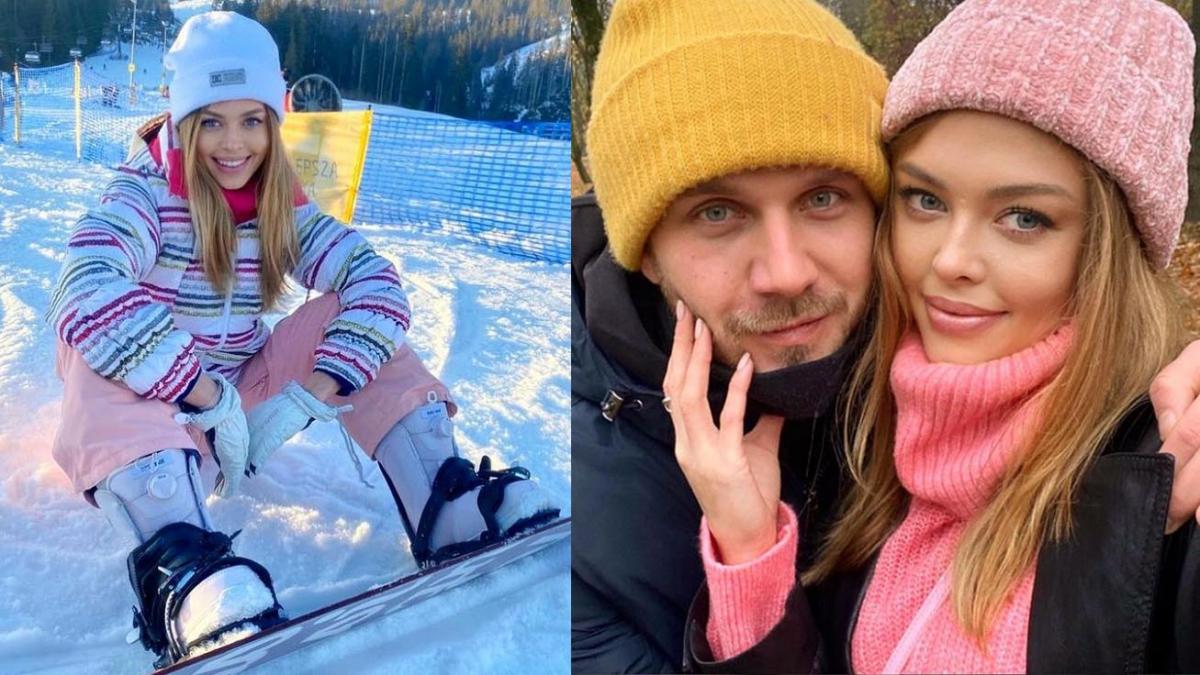 Joanna Opozda i Antek Królikowski przyłapani na zakopiańskim stoku