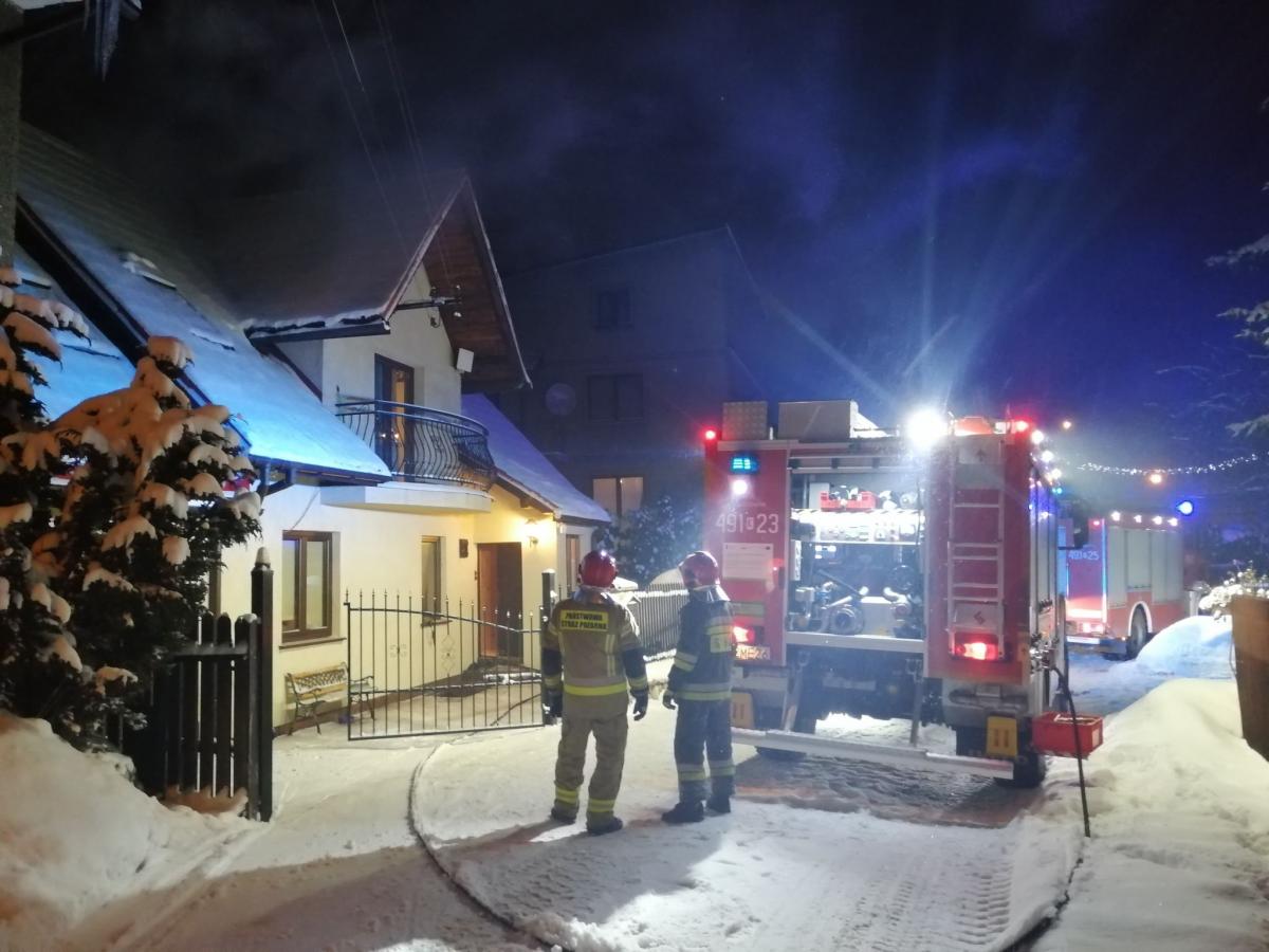 Akcja strażacka w Nowym Targu (zdjęcia)