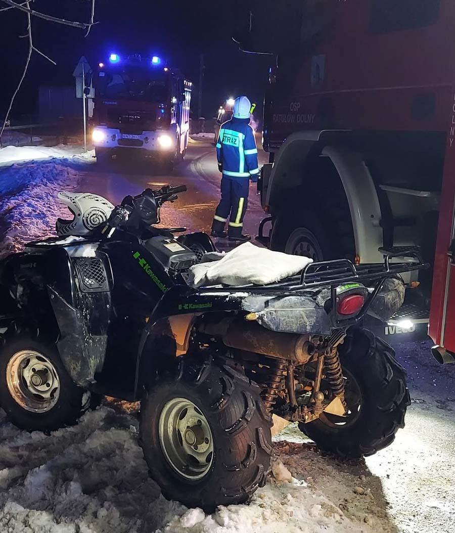 Nastolatki ciężko ranne w wypadku na quadzie (zdjęcia)