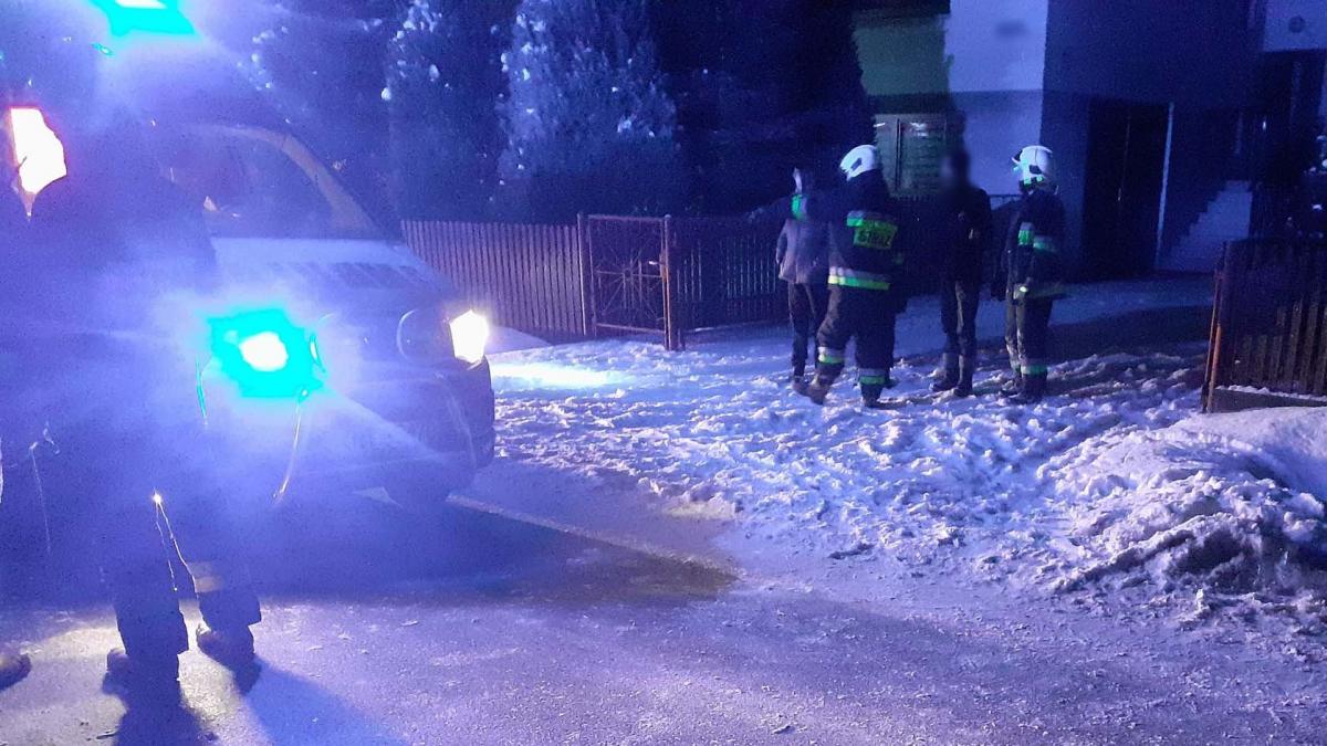 Nocna akcja ratunkowa w Lipnicy (zdjęcia)