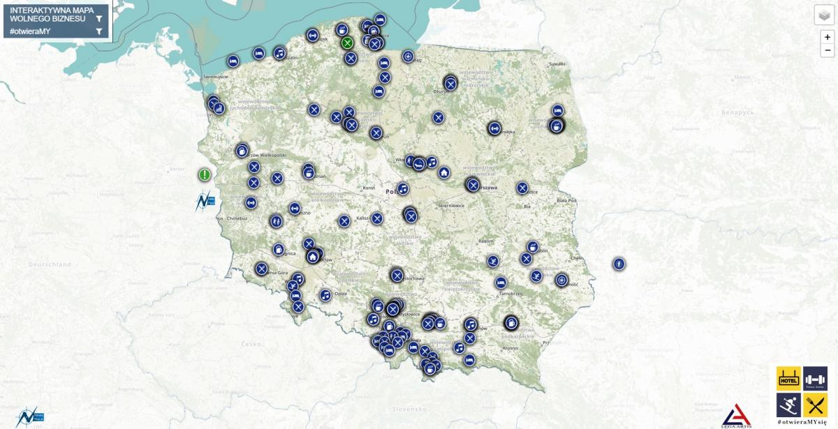 Zobacz, gdzie otworzyli swoje biznesy, mimo rządowego zakazu