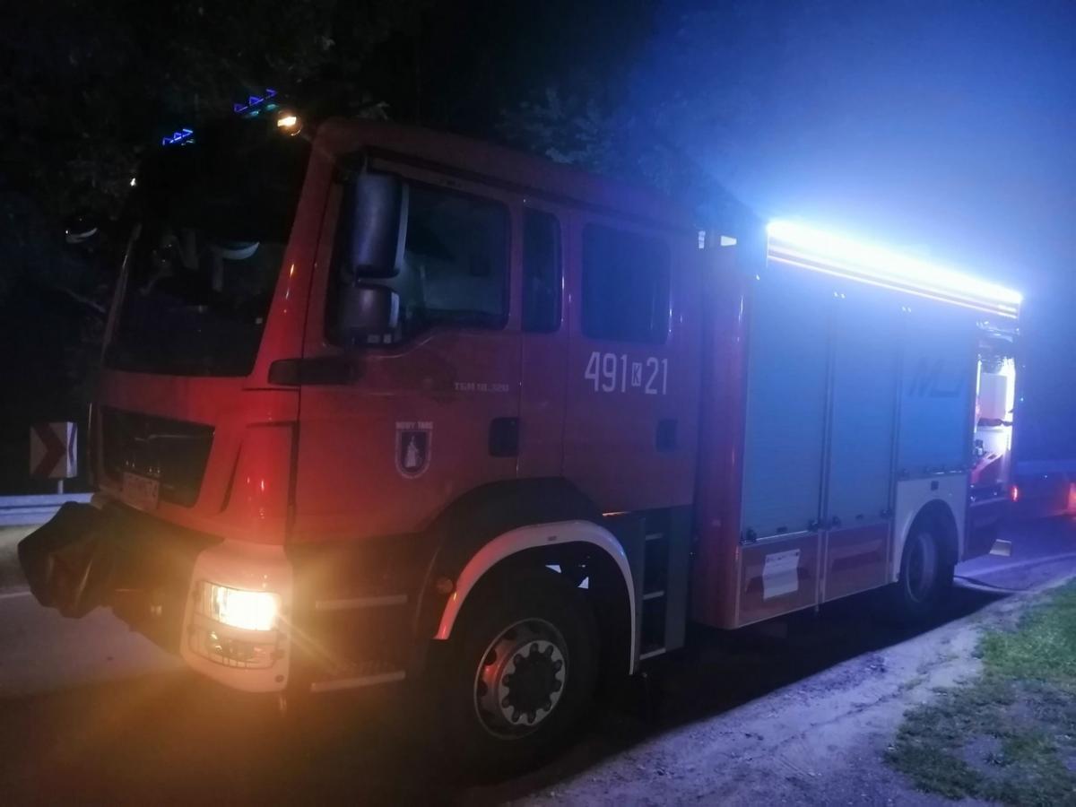 Ulatniający się gaz w jednym z bloków na os. Bór w Nowym Targu