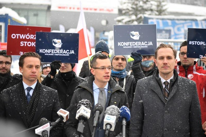 Konfederacja wspiera Góralskie Veto przedsiębiorców z Podhala (zdjęcia i film)