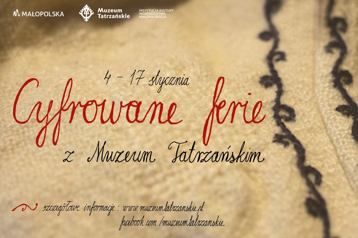 Cyfrowane ferie z Muzeum Tatrzańskim