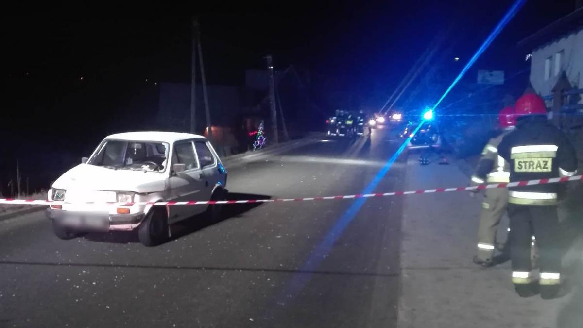 Mężczyzna potrącony przez 