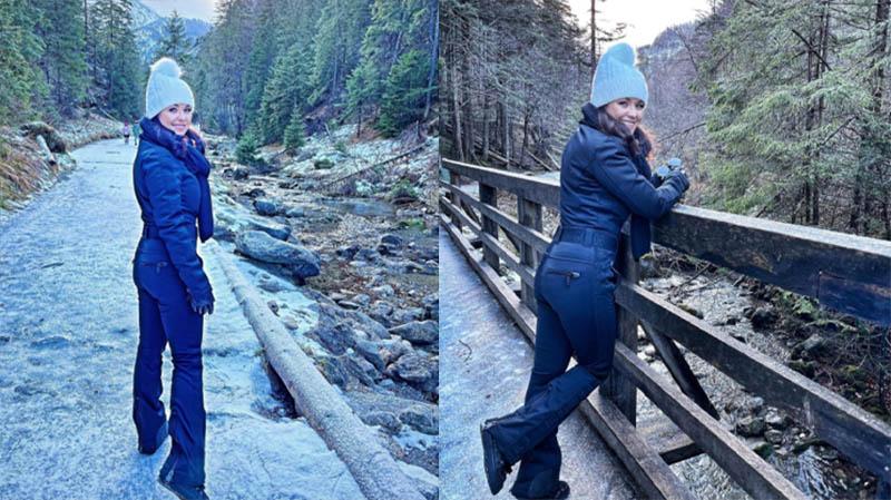 Katarzyna Cichopek czeka na śnieg na tatrzańskim szlaku