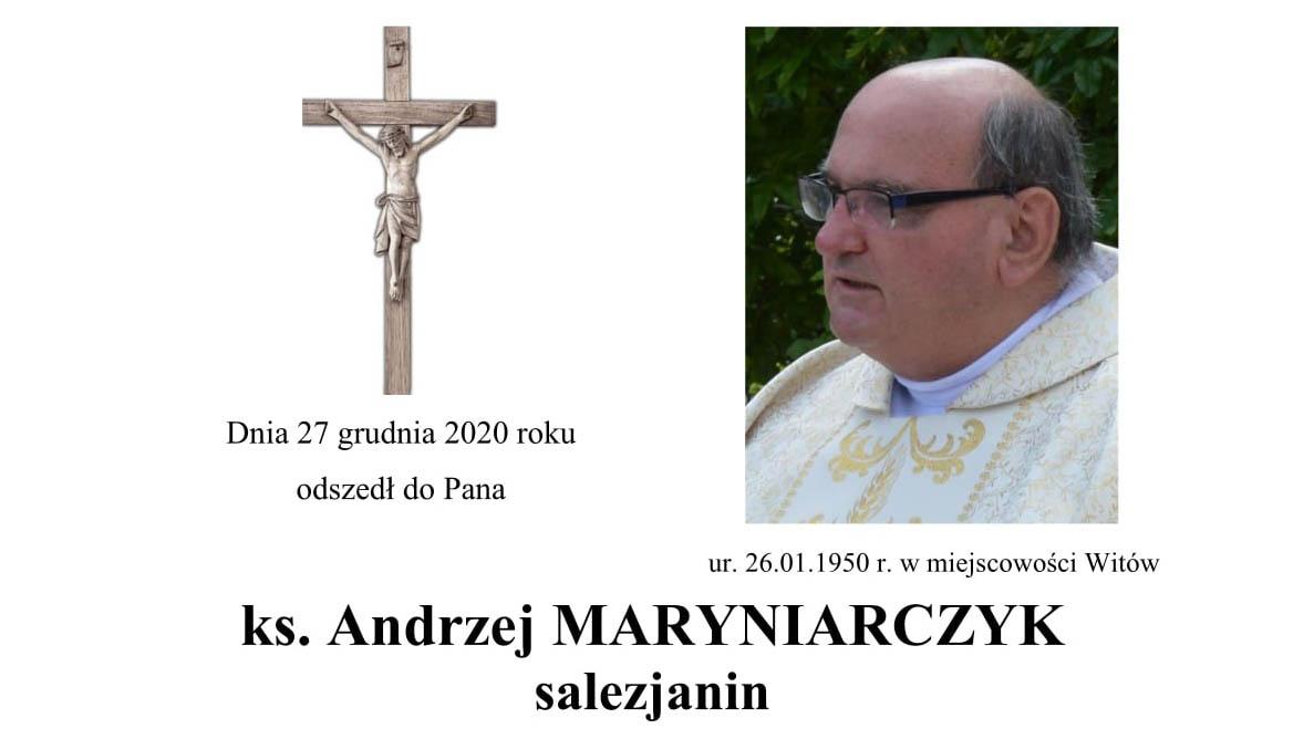 Zmarł pochodzący z Witowa ks. Andrzej Maryniarczyk