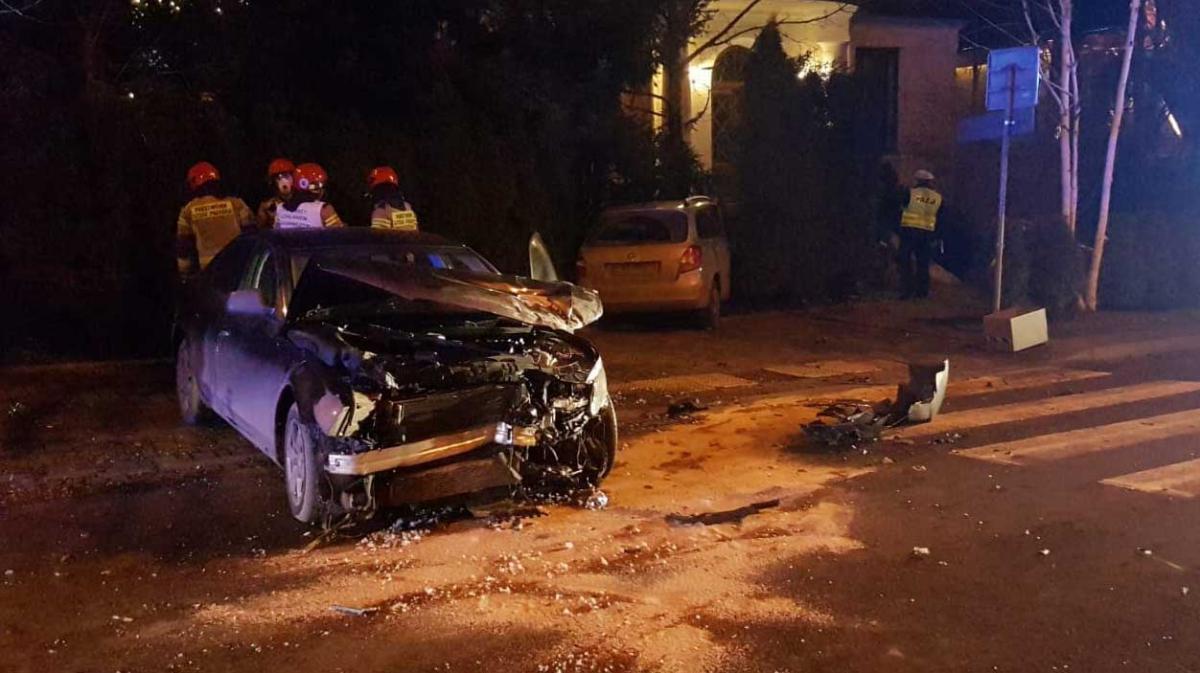 Groźny wypadek w centrum Zakopanego (zdjęcia)