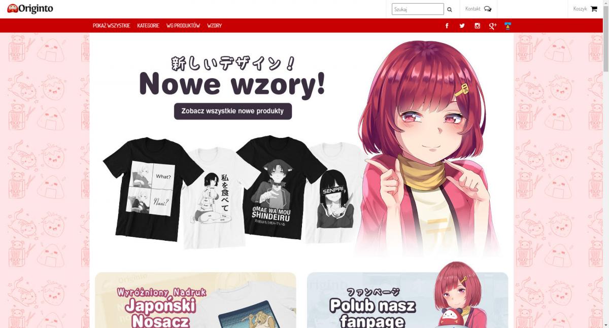 Odzież z mangą i anime