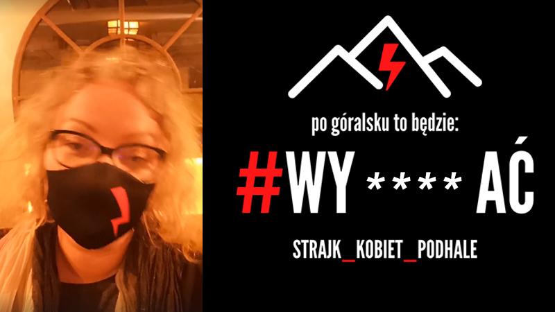 Marta Lempart, inicjatorka Ogólnopolskiego Strajku Kobiet będzie protestować w Zakopanem
