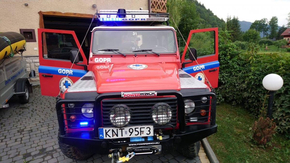 Ratownicy GOPR ze Szczawnicy udzielili pomocy turystce