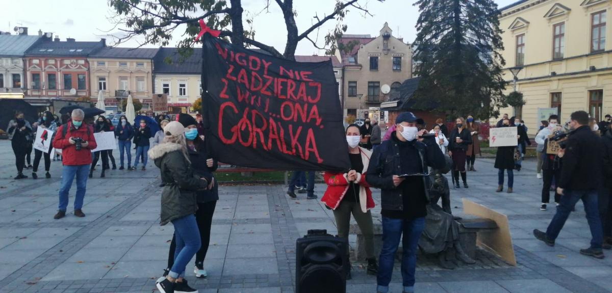 Protest kobiet w Nowym Targu - “Marsz Po Wolność” (zdjęcia i filmy)