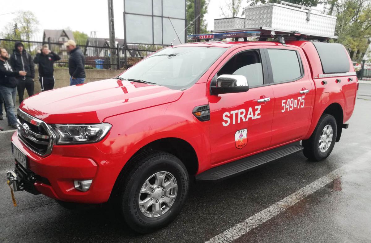 Nowy wóz strażacki w Witowie
