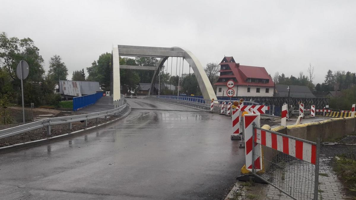 Most w Koniówce już przejezdny (zdjęcia)