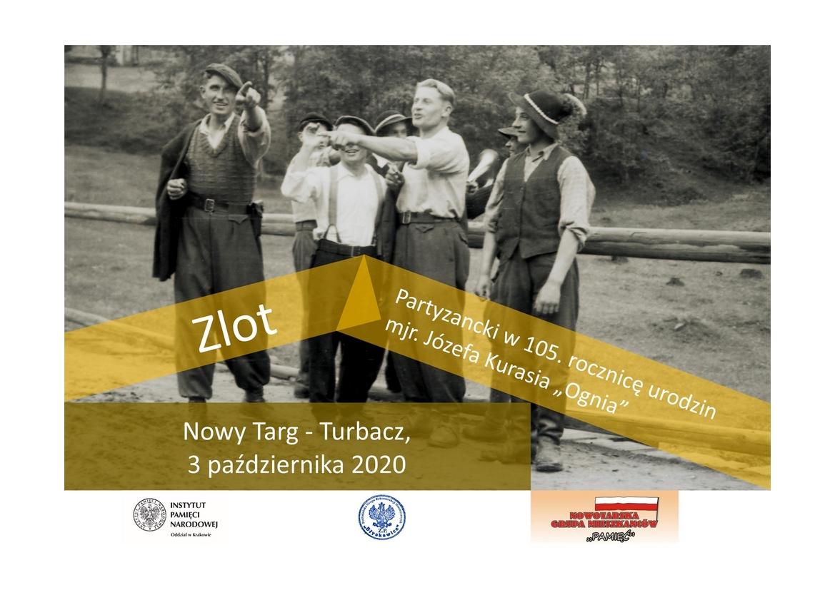 Zlot partyzancki w 105. rocznicę urodzin „Ognia” – Turbacz (Gorce), 3 października 2020
