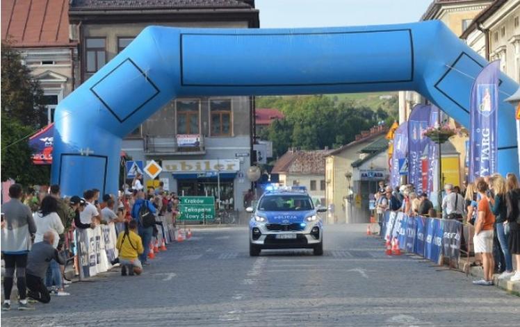 58.Małopolski Wyścig Górski zabezpieczali m.in. nowotarscy policjanci