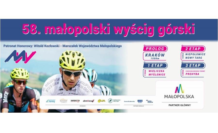 Utrudnienia w ruchu drogowym - w sobotę i niedzielę 2 i 3 etap Małopolskiego Wyścigu Górskiego