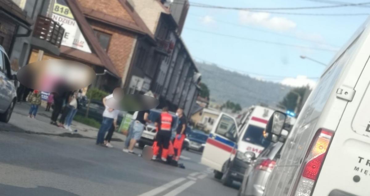 Potrącenie dziecka na ul. Szaflarskiej (zdjęcia)