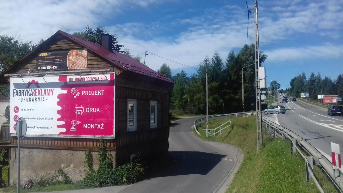 Billboard reklamujący książkę 