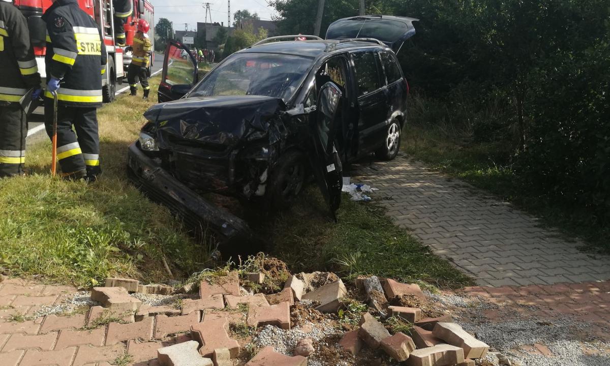 Groźny wypadek w Zubrzycy (zdjęcia)