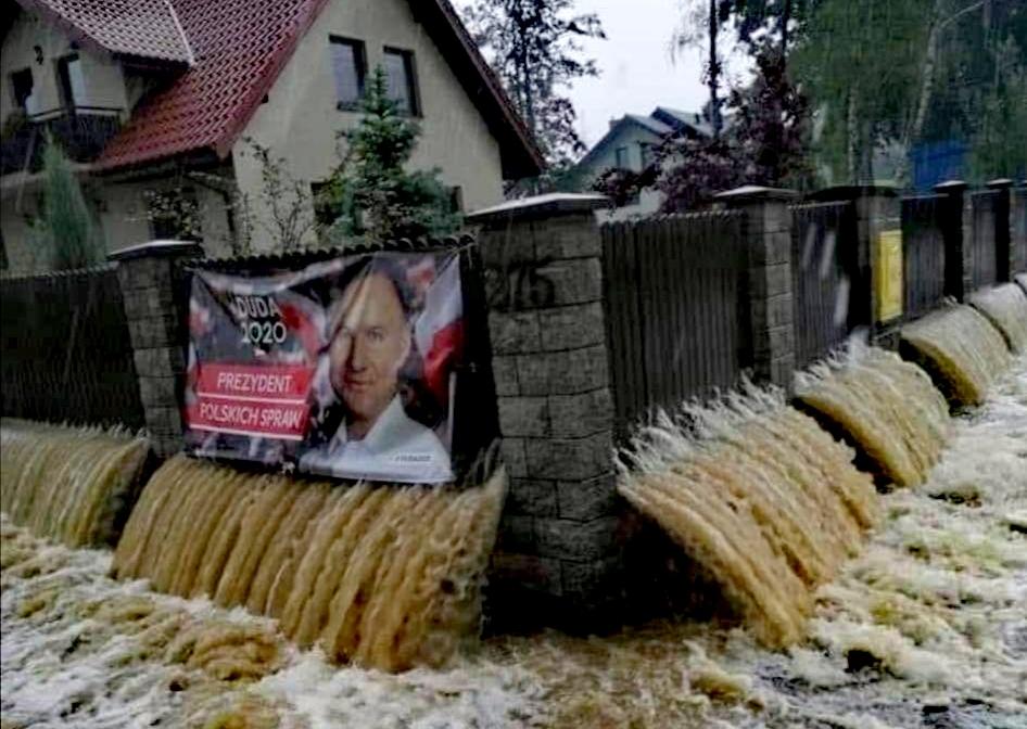 Potężne opady deszczu w sąsiednich powiatach (zdjęcia)