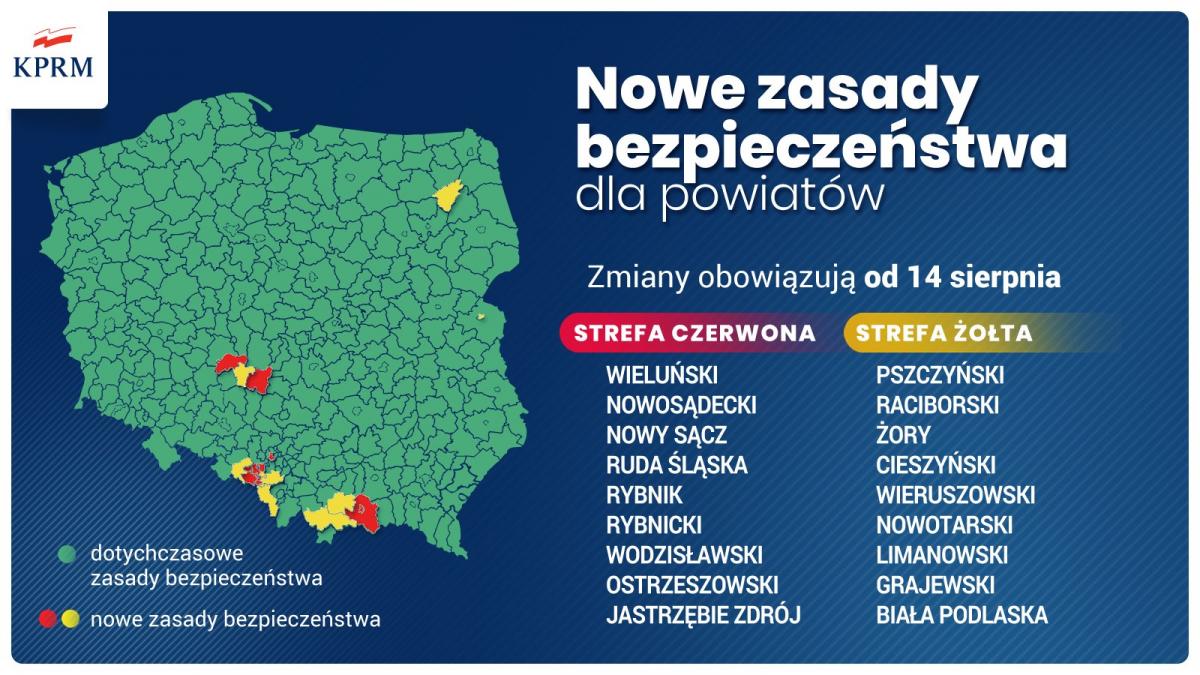 Koronawirus. Jakie zasady w strefach żółtych i czerwonych?