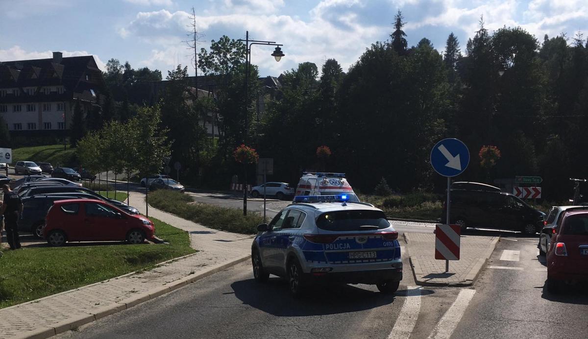 Potrącenie pieszego w Bukowinie Tatrzańskiej