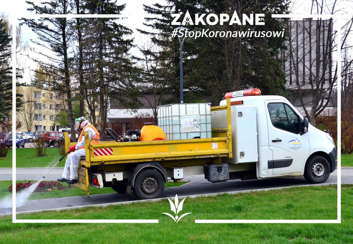 Zakopane po raz kolejny będzie dezynfekowane