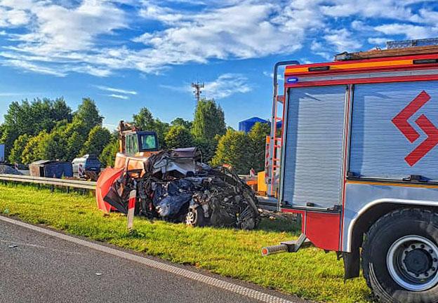 Tragedia na autostradzie A4 - zginęli mieszkańcy Podhala (zdjęcia)