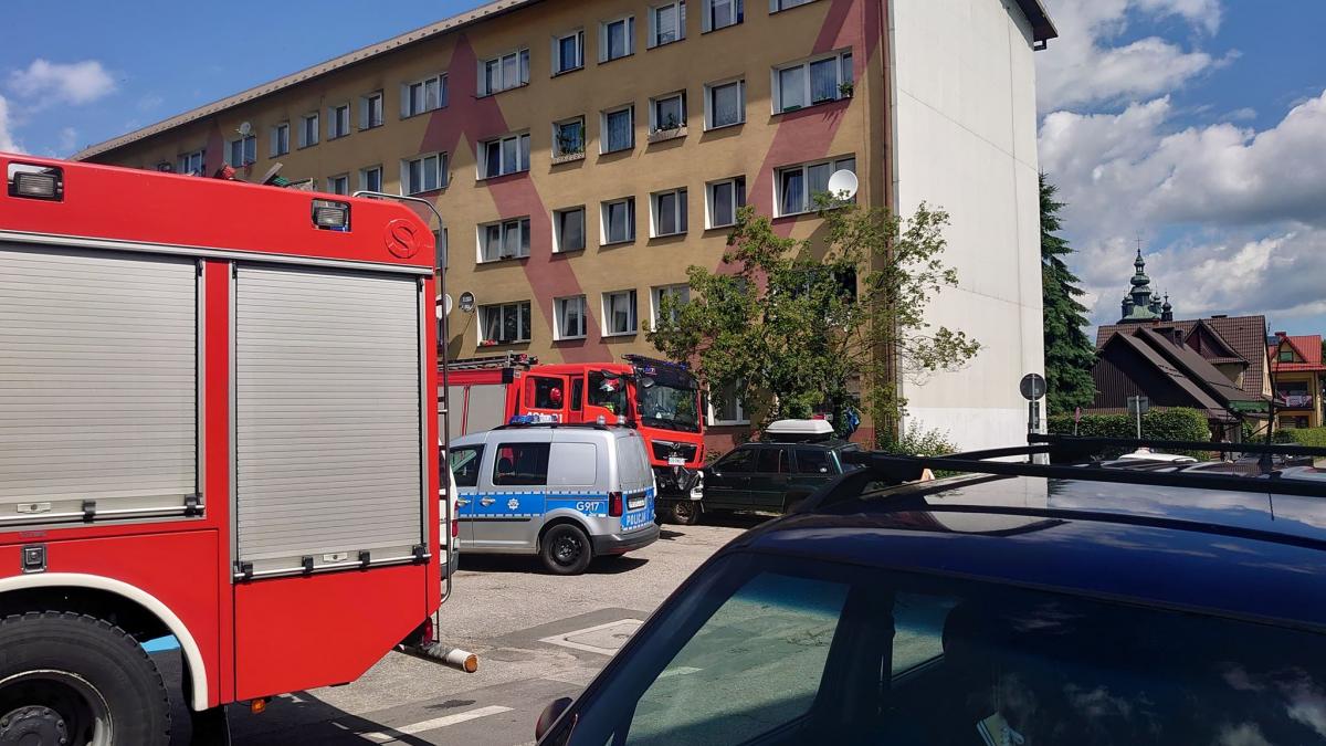 Nowy Targ. Ulatnia się gaz (zdjęcia)