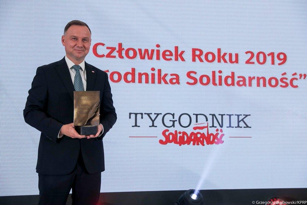 Andrzej Duda uhonorowany tytułem Człowieka Roku „Tygodnika Solidarność” - uroczysta gala w Zakopanem