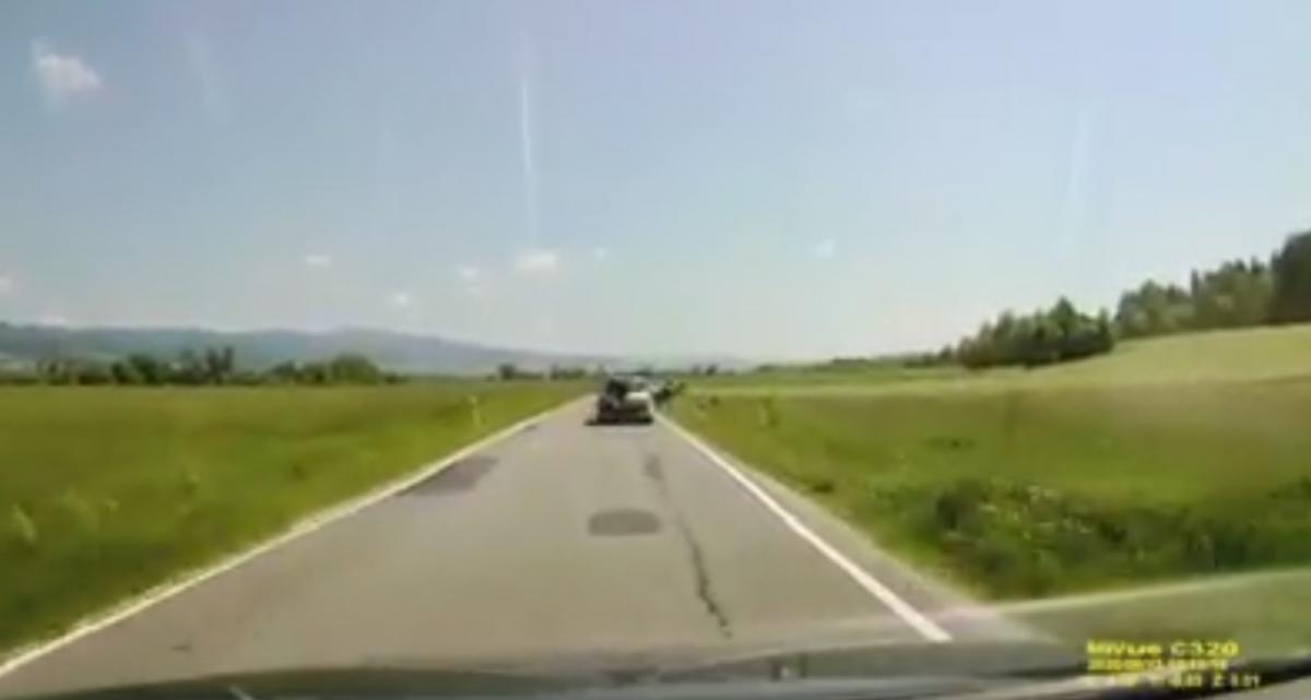 Przerażające nagranie z wypadku rowerzystów (film)