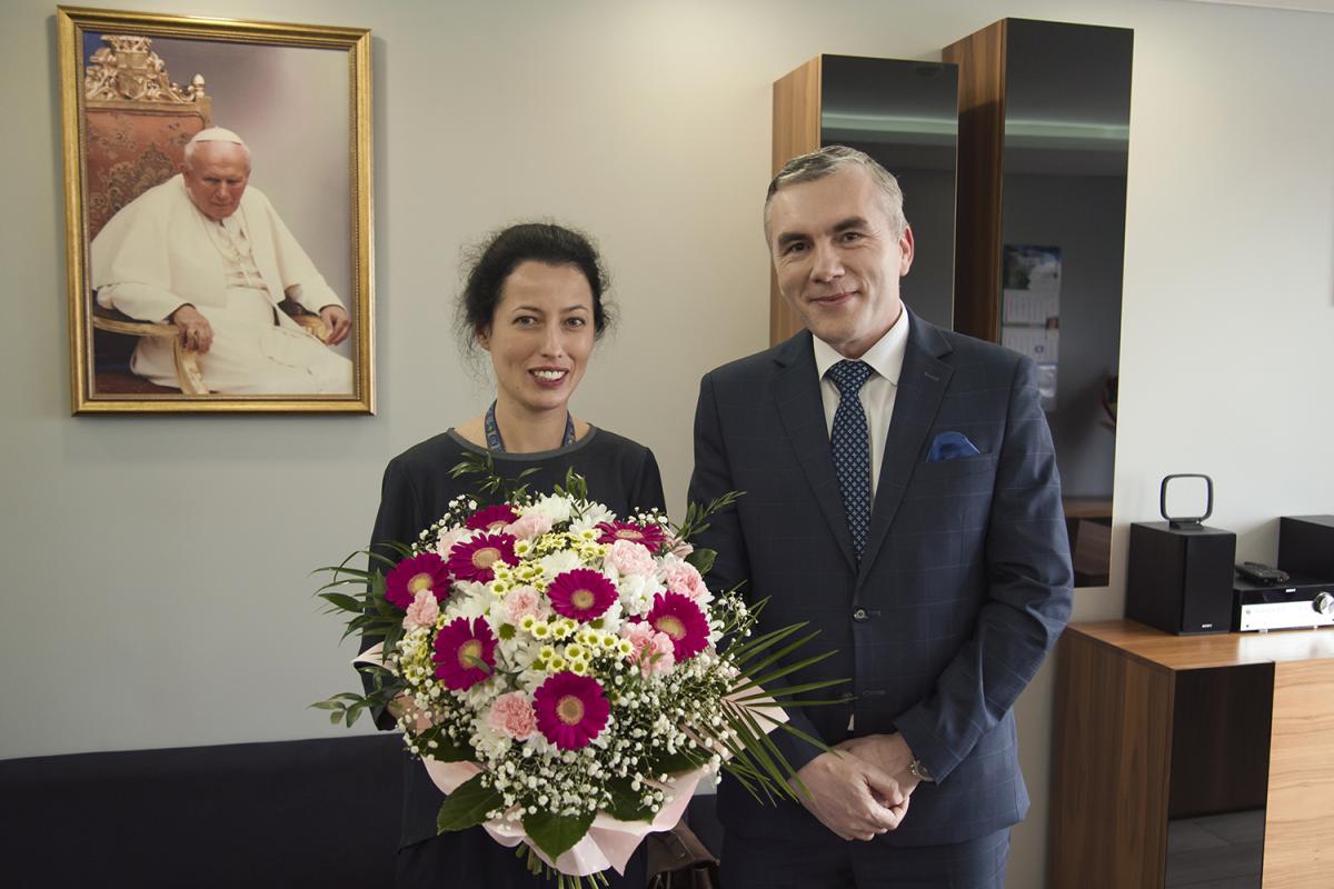 Dr Anna Budzanowska, podsekretarz stanu w MNiSW odwiedziła Podhalańską Uczelnię