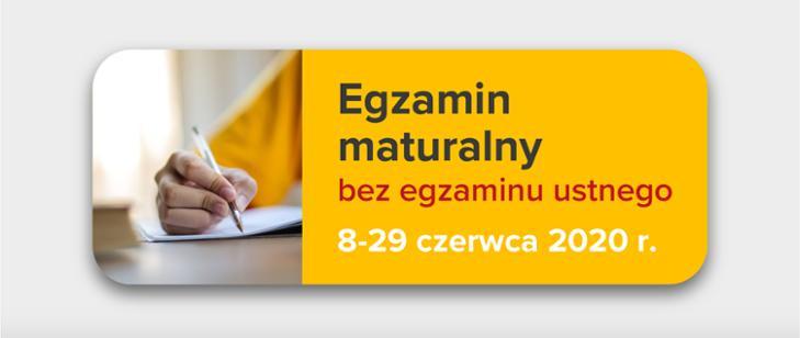 Dzisiaj ruszają matury 2020 r.