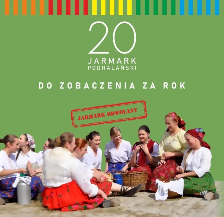 W tym roku bez Jubileuszowego 20 Jarmarku Podhalańskiego  w Nowym Targu
