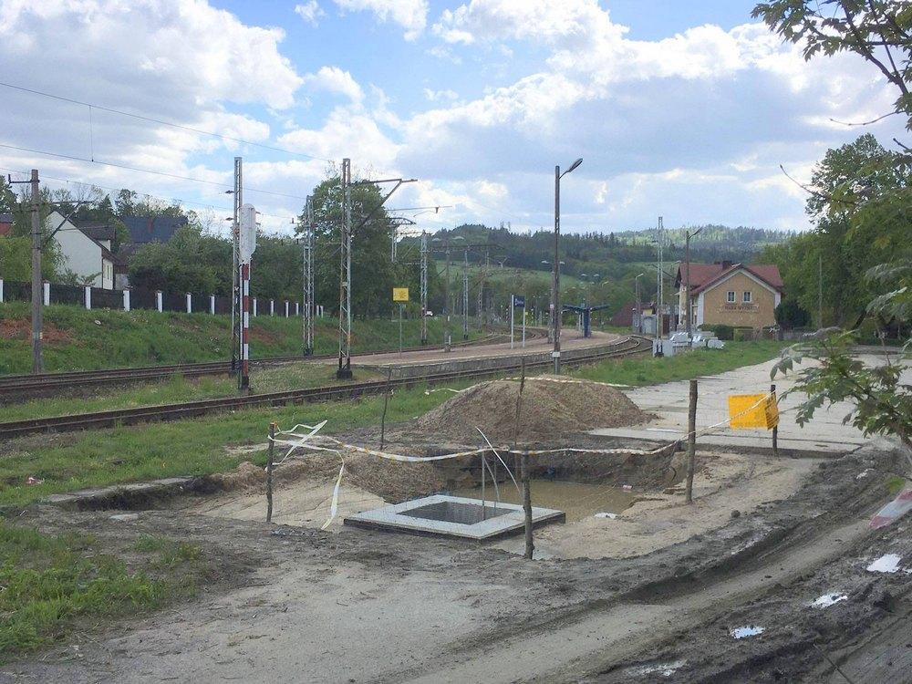 Nie chcą masztu PKP - protest mieszkańców Raby Wyżnej (zdjęcia)