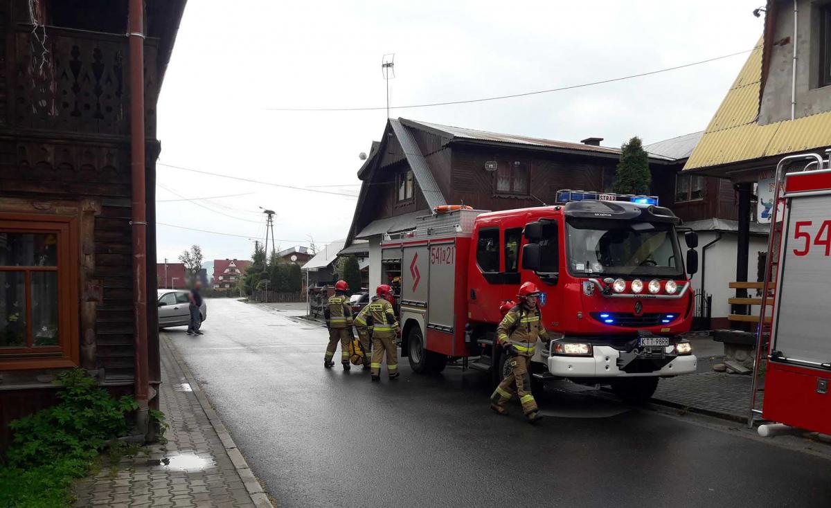 Pożar sadz w Jurgowie (zdjęcia)