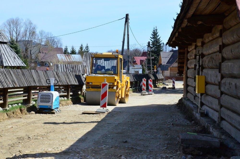 Trwa remont ul. Króle w Zakopanem (zdjęcia)